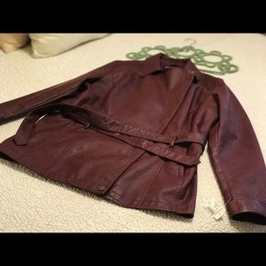 “ NWT” Dress Barn Leather Jacket